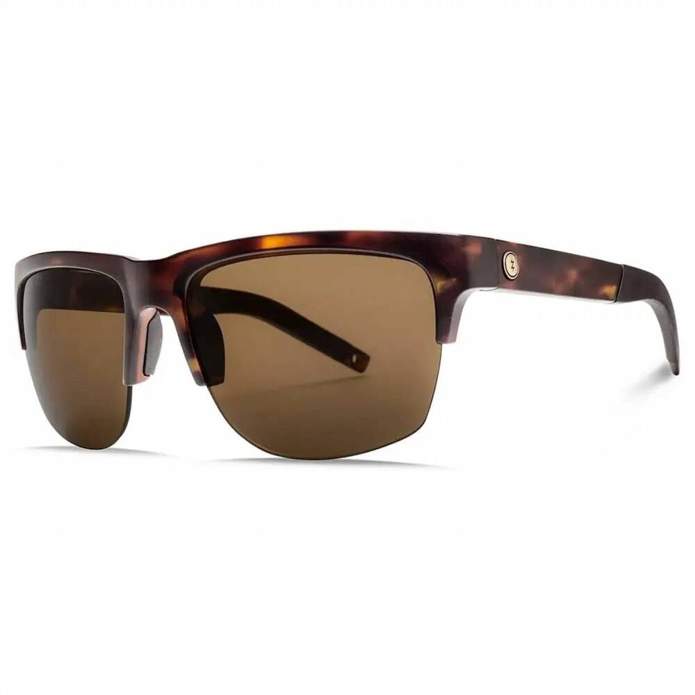 NEW ELECTRIC LABEL unisex knoxville pro polarized sunglasses in matte tortoise /